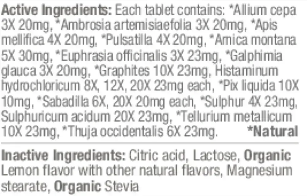 Product image for ClearLife Allergy Tablets Extra Strength.