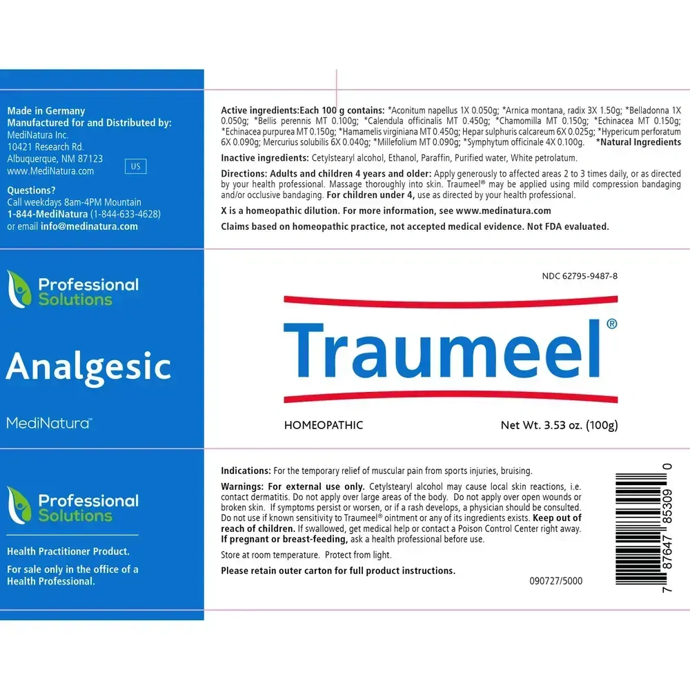Product image for Traumeel Ointments.