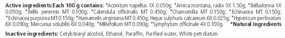 Product image for Traumeel Ointments.