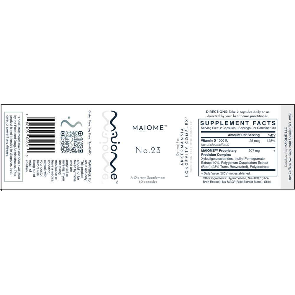 Product image for No. 23- Longevity&#x2F;Akkermansia Enhancer .