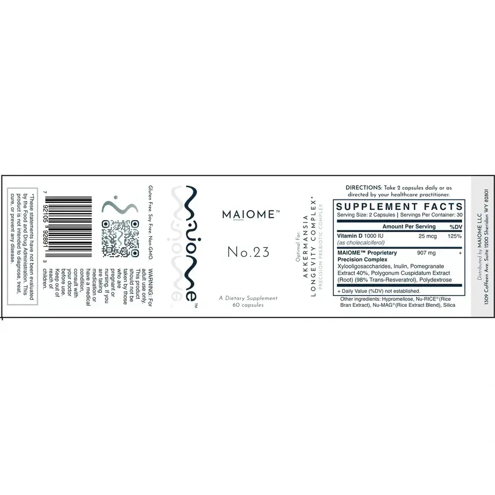Product image for No. 23- Longevity/Akkermansia Enhancer .