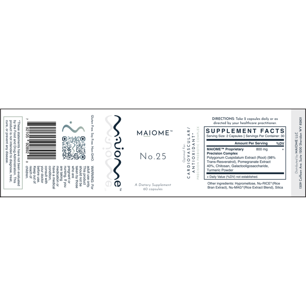 Product image for No. 25- Cardiovascular&#x2F;Antioxidant.