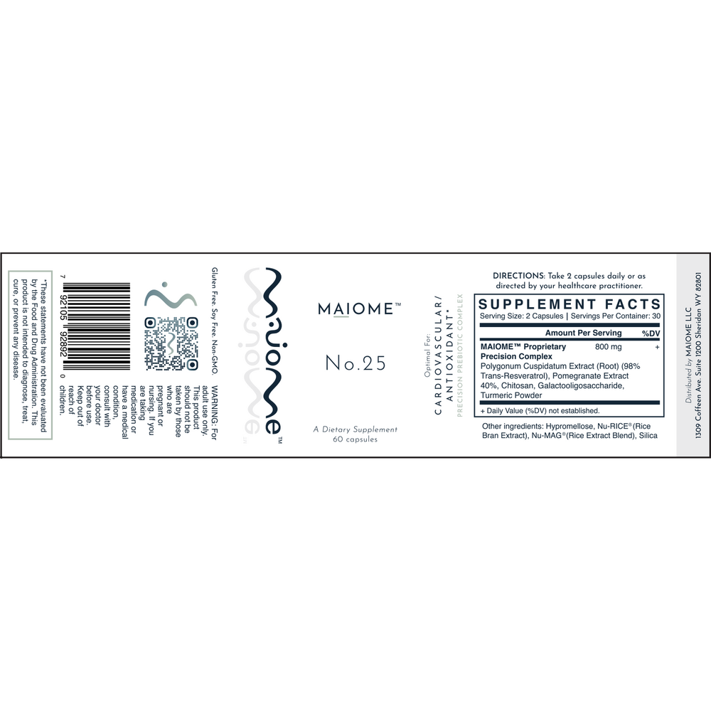 Product image for No. 25- Cardiovascular/Antioxidant.