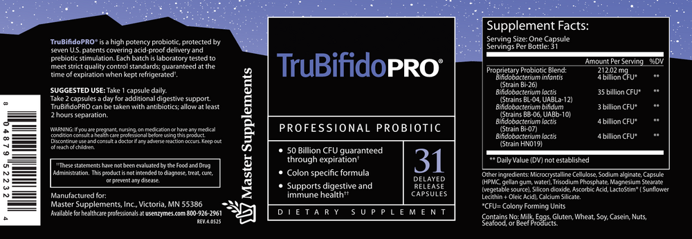 Product image for TrubifdoPRO by Master Supplements Professional.