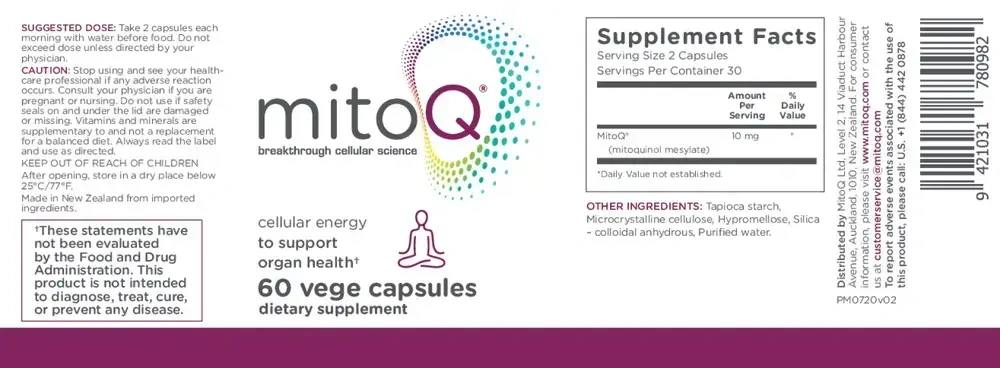 Product image for MitoQ pure.