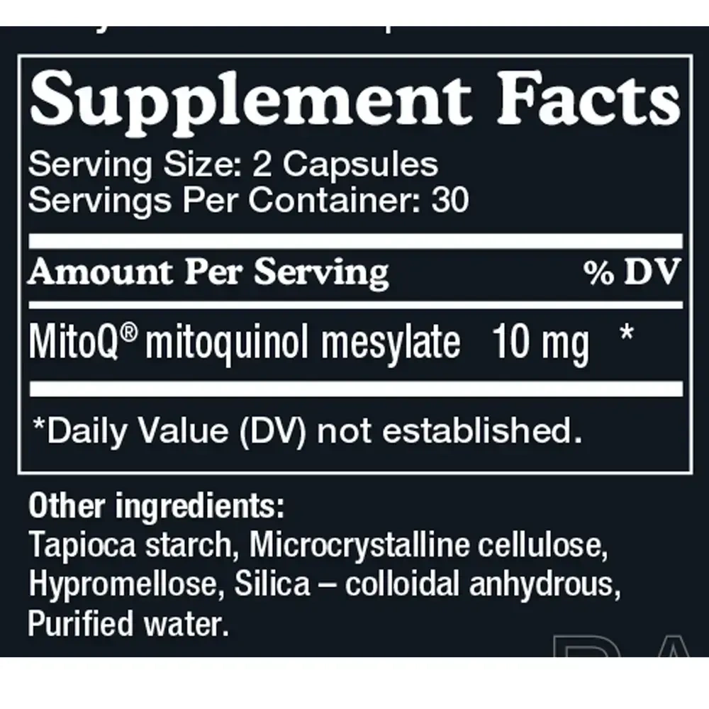 Product image for MitoQ pure.