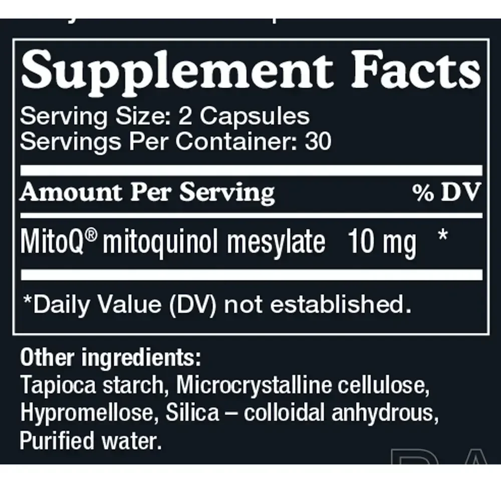Product image for MitoQ pure.