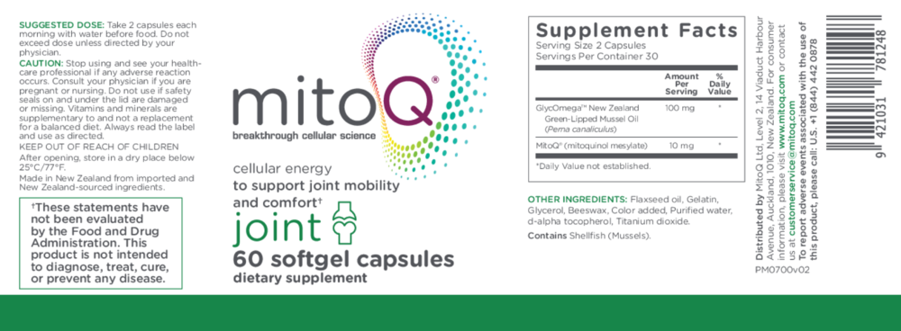 Product image for MitoQ Joint Support.