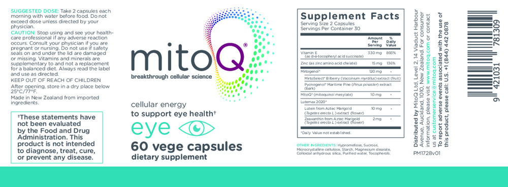Product image for MitoQ +eye.