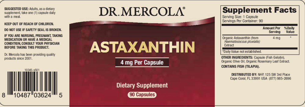 Product image for Astaxanthin 4mg.