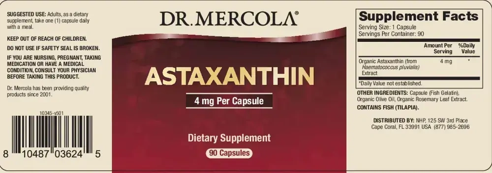 Product image for Astaxanthin 4mg.