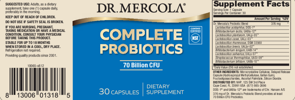Product image for Complete Probiotics.