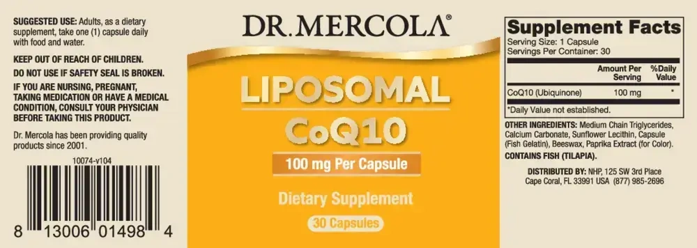 Product image for CoQ10.