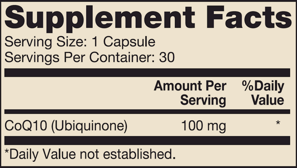 Product image for CoQ10.