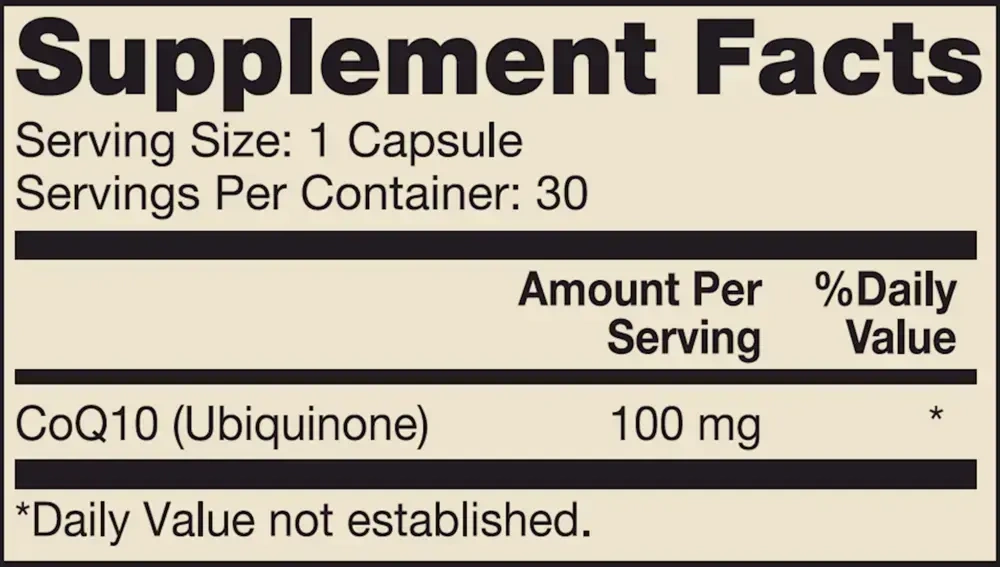 Product image for CoQ10.