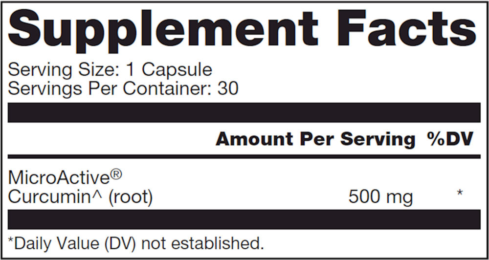 Product image for Curcumin.