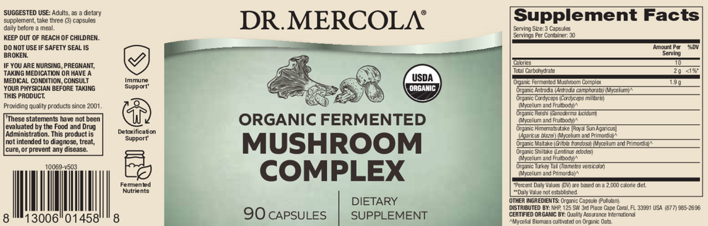 Product image for Fermented Mushroom Complex.