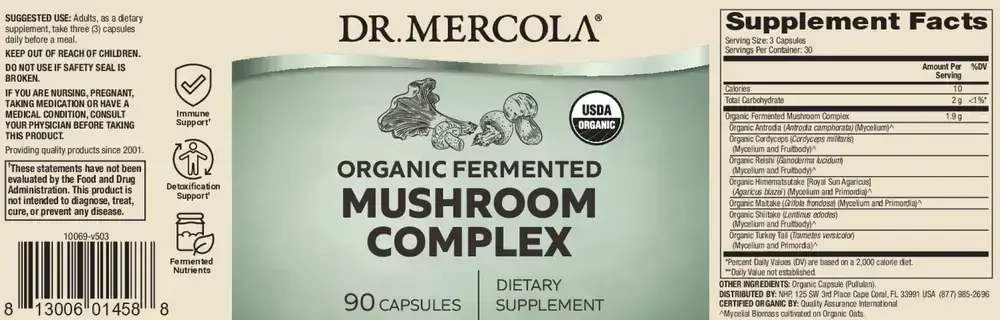 Product image for Fermented Mushroom Complex.