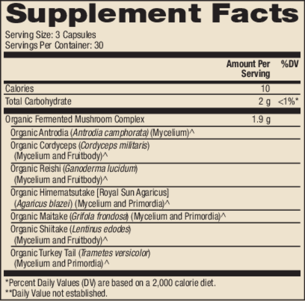 Product image for Fermented Mushroom Complex.