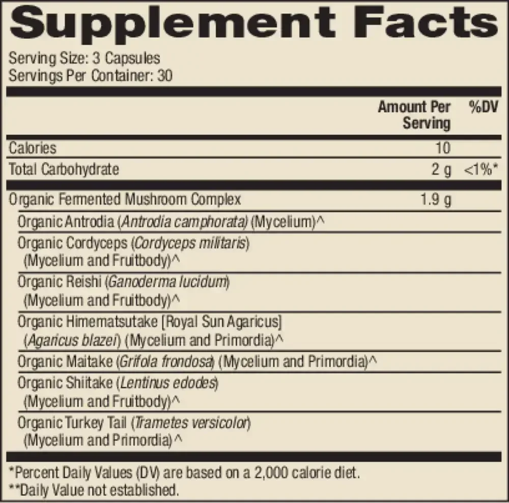 Product image for Fermented Mushroom Complex.