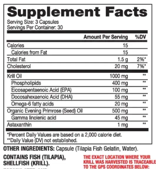 Product image for Krill Oil for Women with EPO.