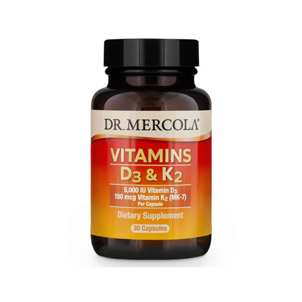 Product image for Vitamins D3 and K2.