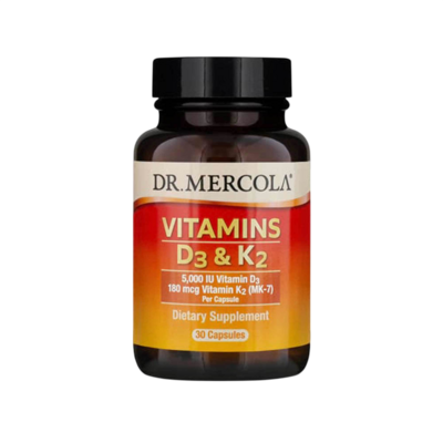 Vitamins D3 and K2 30 capsules