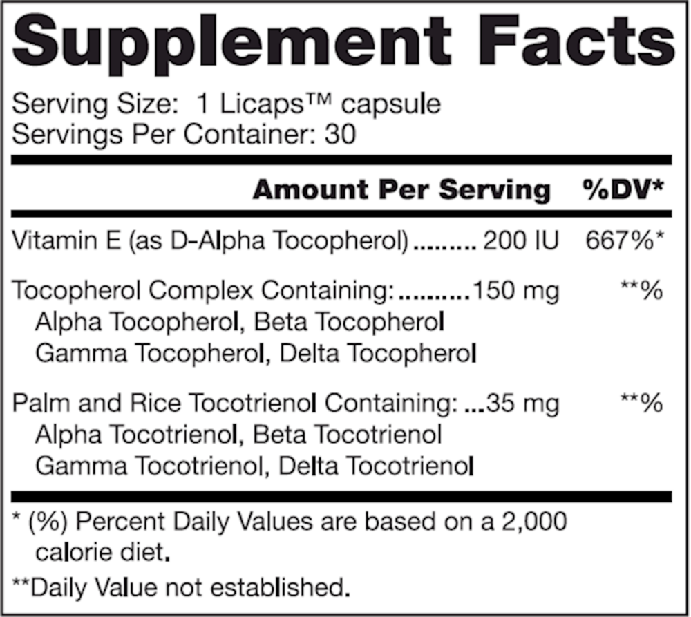 Product image for Vitamin E.