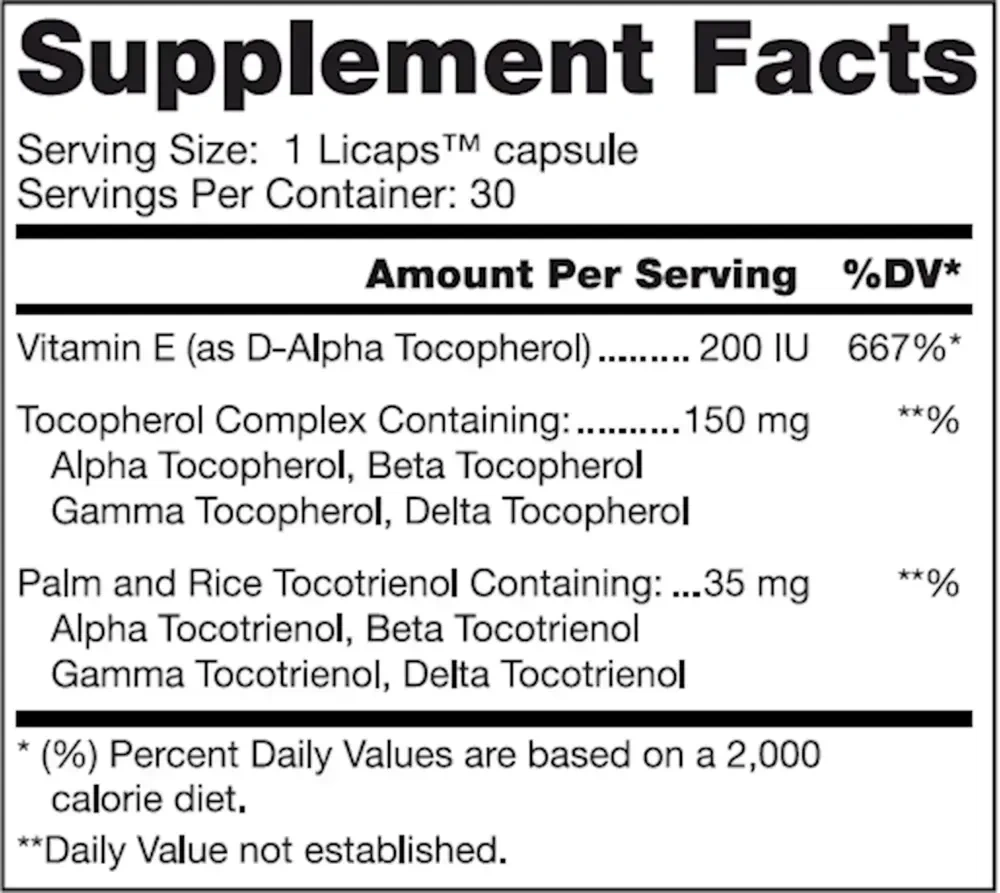 Product image for Vitamin E.