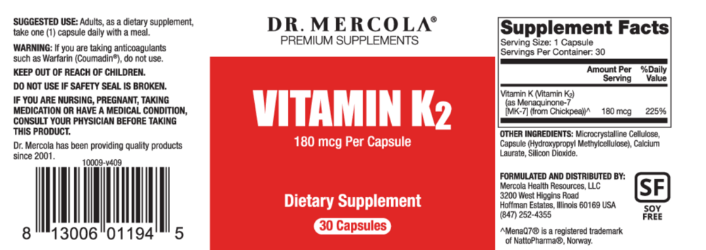 Product image for Vitamin K2.