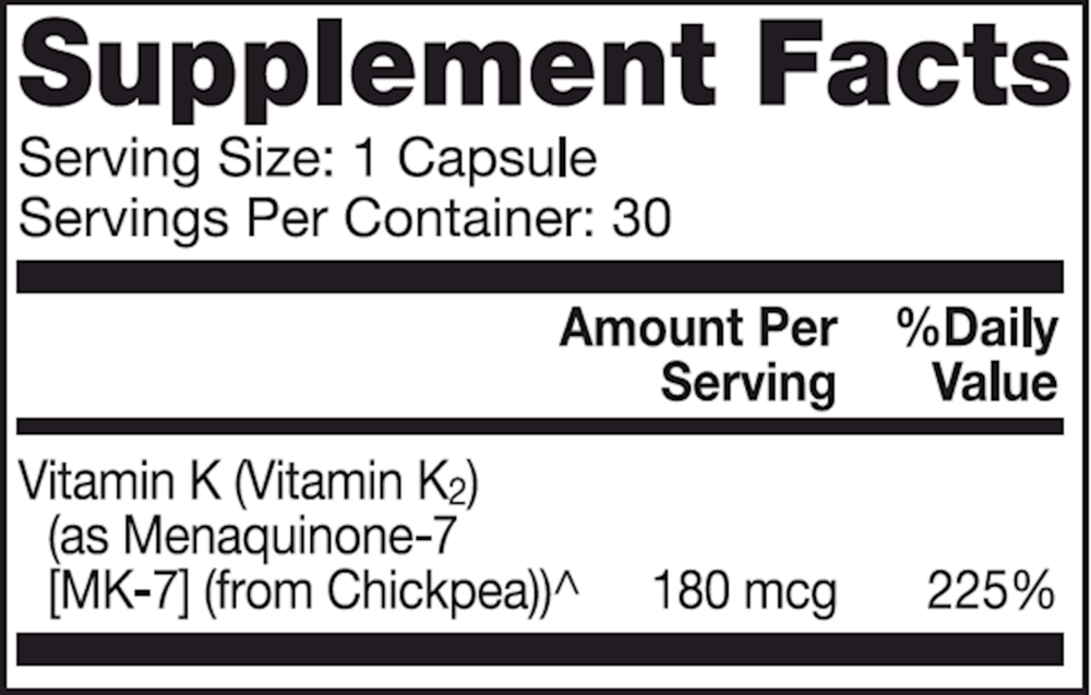 Product image for Vitamin K2.