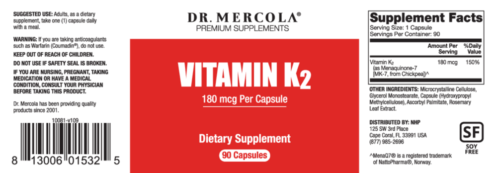 Product image for Vitamin K2.