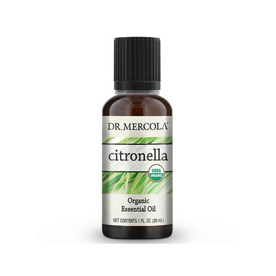 Organic Citronella Essential Oil (1 Ounce) by Dr. Mercola Premium Products