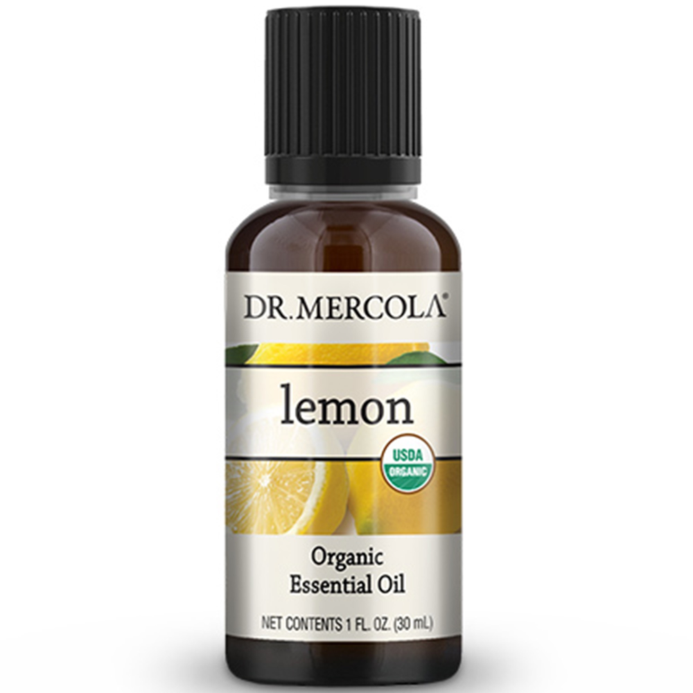 Product image for Organic Lemon Essential Oil.