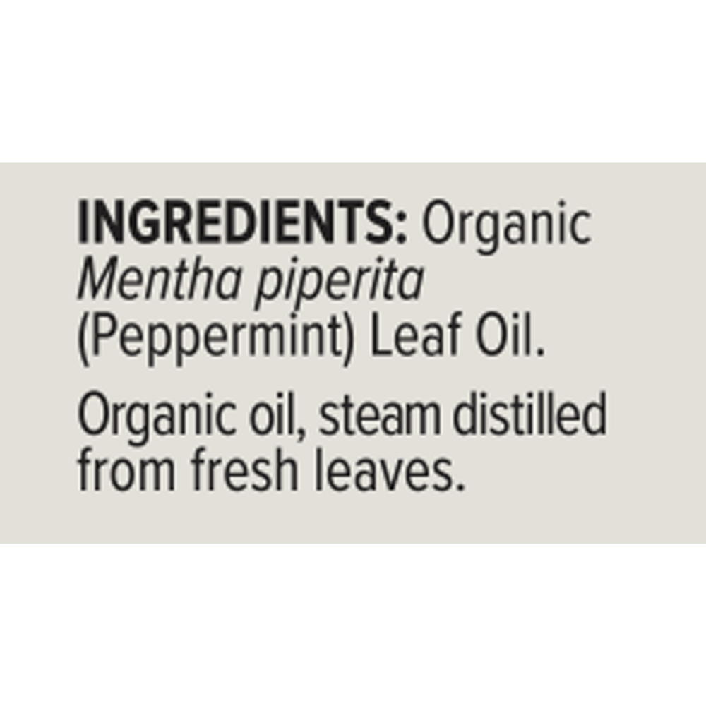 Product image for Organic Peppermint Essential Oil.