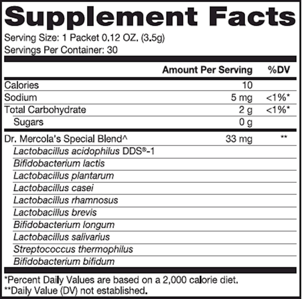 Product image for Complete Probiotics Powder Packets for Kids.