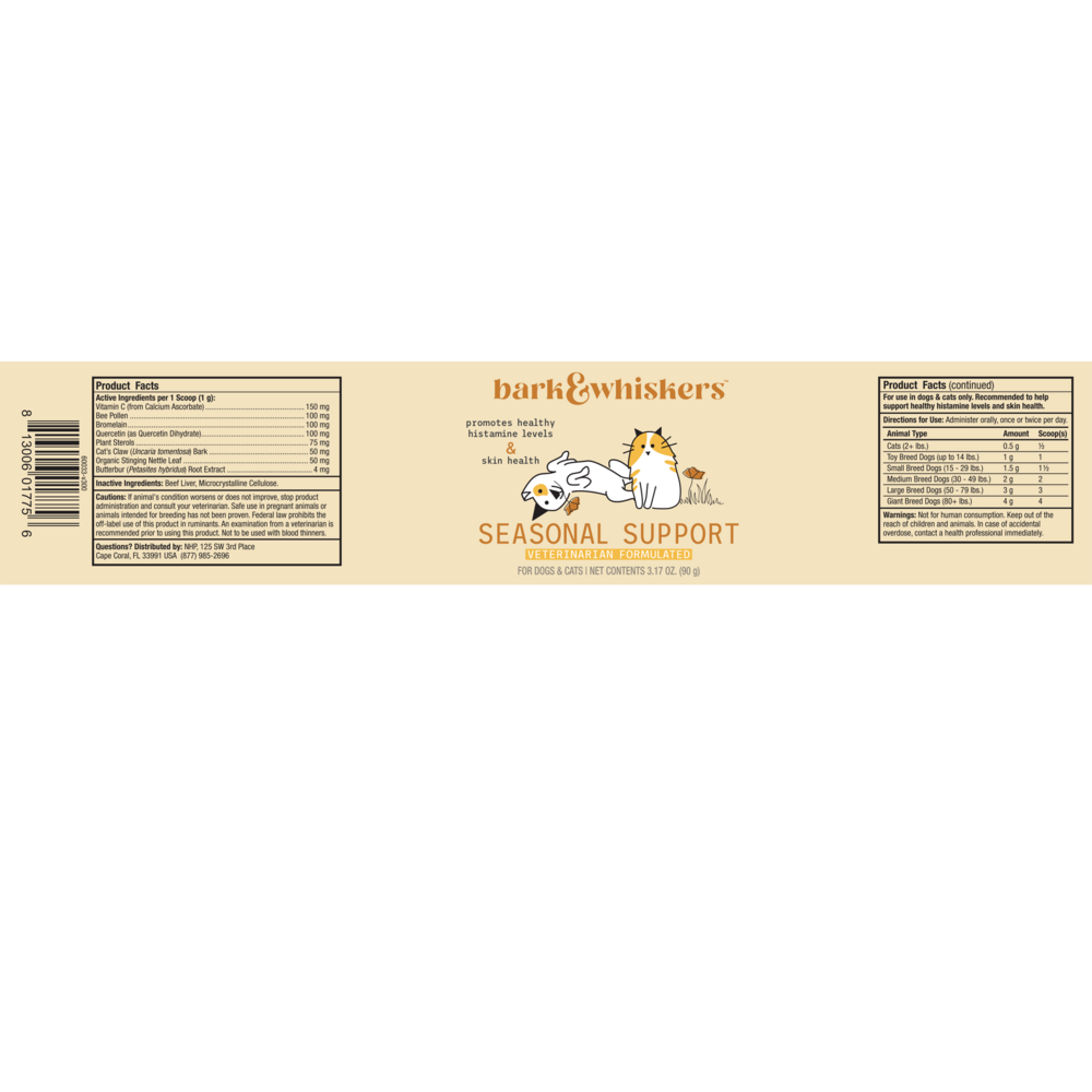 Product image for Pet Seasonal Support.