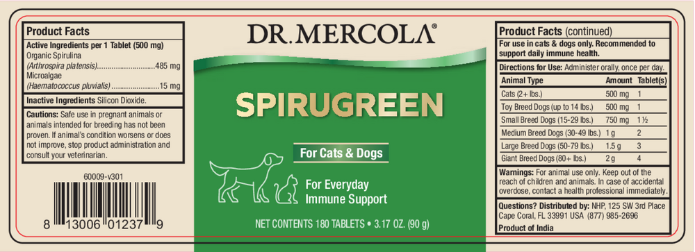 Product image for SpiruGreen Superfood for Pets.