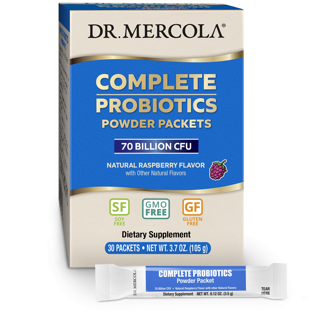 Product image for Complete Probiotics Powder Packets.