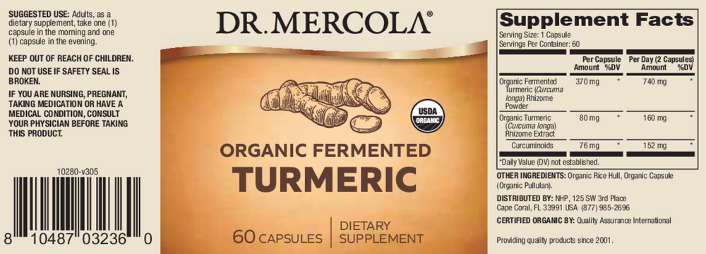 Product image for Fermented Turmeric.