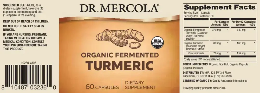 Product image for Fermented Turmeric.
