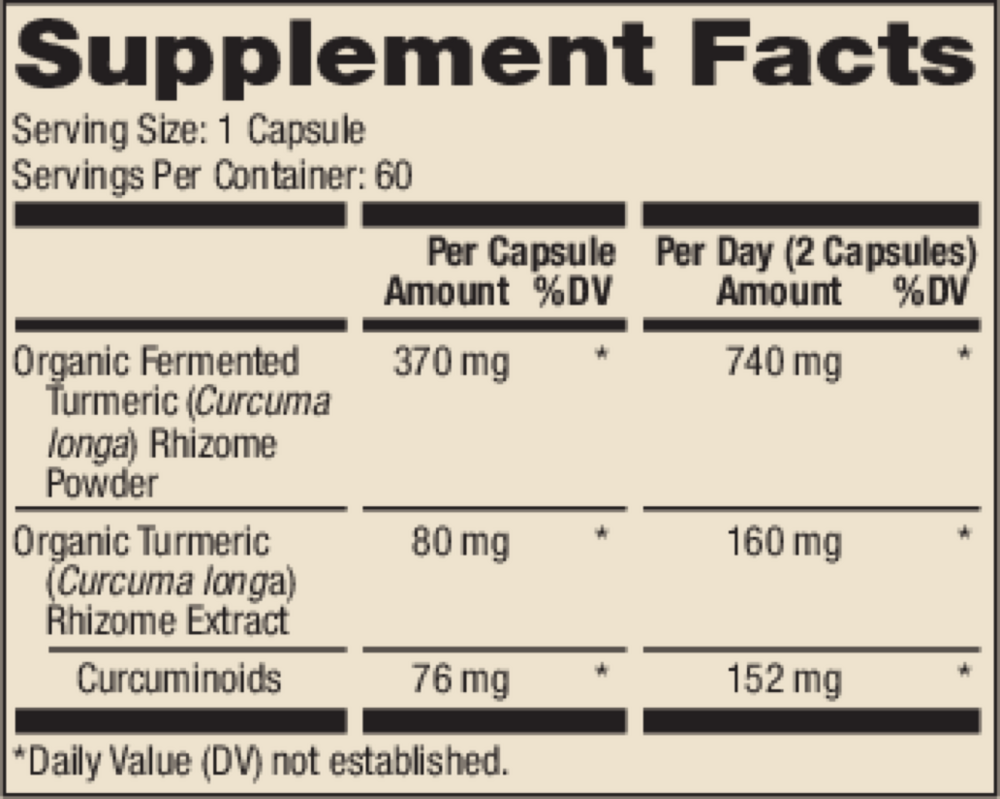 Product image for Fermented Turmeric.