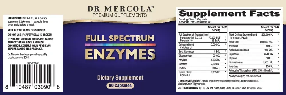 Product image for Full Spectrum Enzymes.