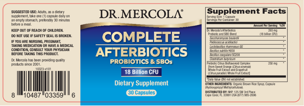 Product image for Complete Afterbiotics.