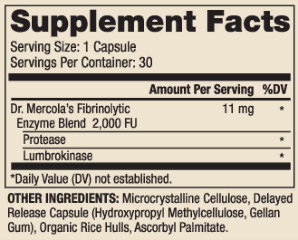 Product image for Lumbrokinase Enzymes.