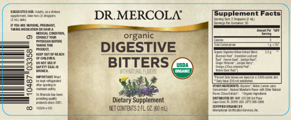 Product image for Organic Digestive Bitters.