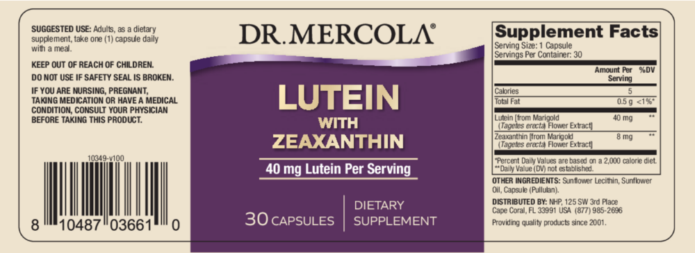Product image for Lutein.
