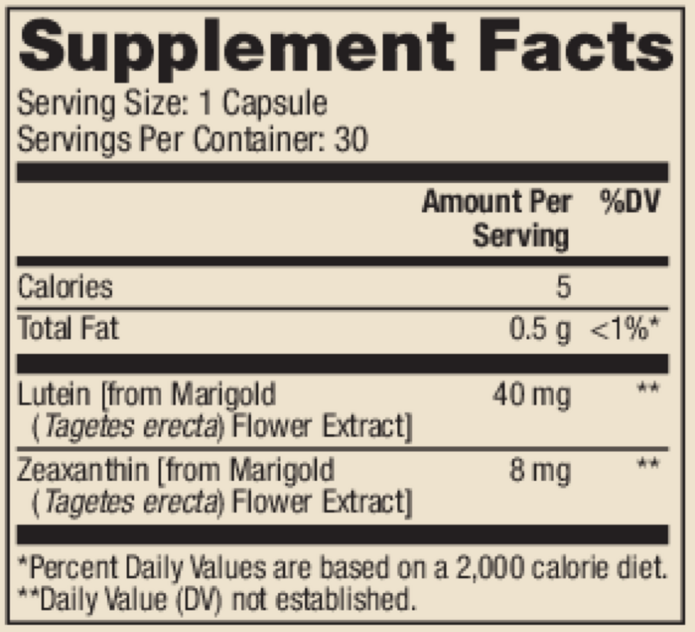 Product image for Lutein.