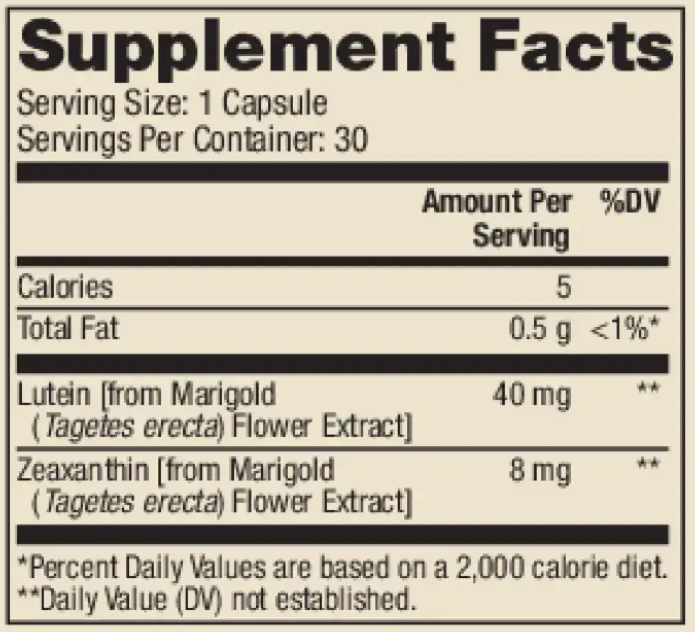 Product image for Lutein.