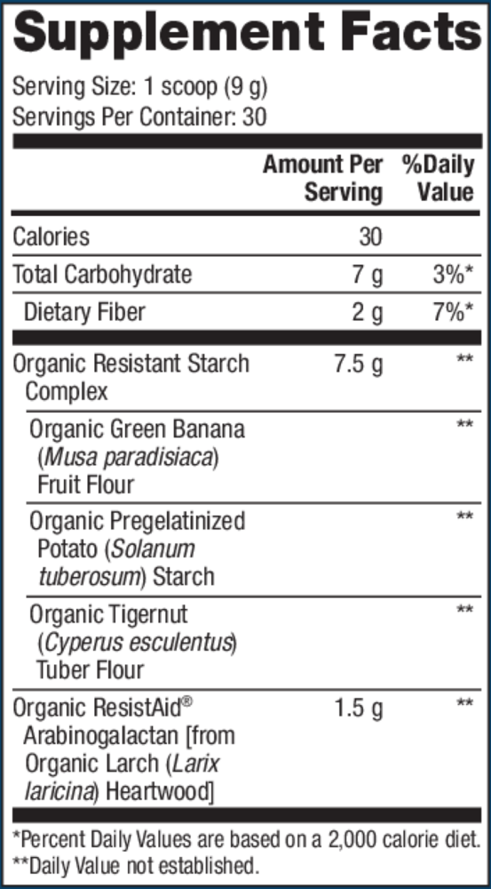 Product image for Organic Resistant Starch Complex.